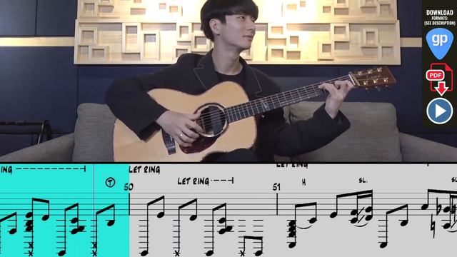 How Deep Is Your Love - Sungha Jung - Guitar Tab Tutorial - How to Play смотреть онлайн