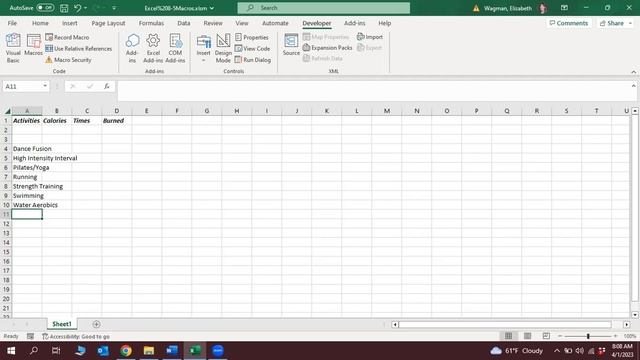 Excel 8 Independent Project 8 5 смотреть онлайн