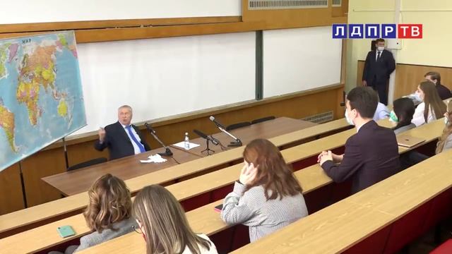 Лекция профессора В. Жириновского: "История не прощает незнания!" смотреть онлайн