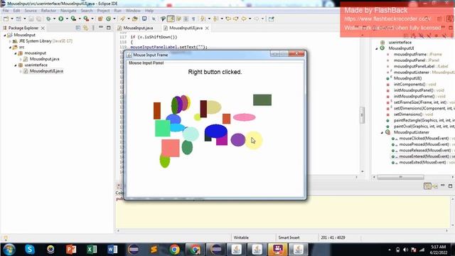 JAVA EVENT HANDLING - MOUSE EVENTS (activity) смотреть онлайн