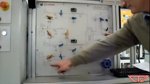 Пример работы ячейки трехосного сжатия (Triaxial Cell by Top Industrie)