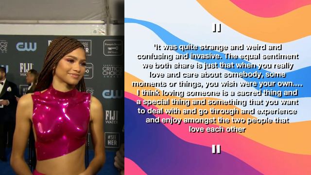 "I'm So Proud Of Her" Tom Holland Speaks On Zendaya's Accomplishments смотреть онлайн