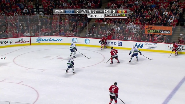 Ванкувер Кэнакс - Чикаго Блэкхоукс 1 тайм | NHL13-12-2015 смотреть онлайн