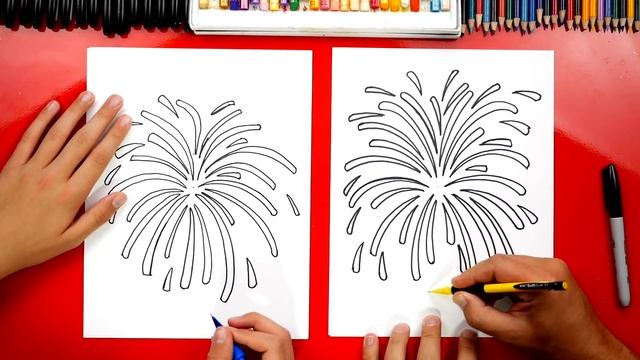 How To Draw An Exploding Firework смотреть онлайн