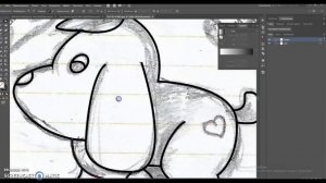 Рисуем контур и заливаем его в иллюстраторе для начинающих