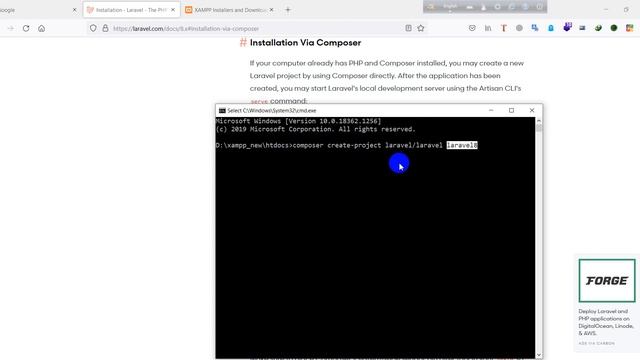 Using Composer to Install Laravel смотреть онлайн