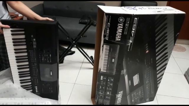 UNBOXING KEYBOARD YAMAHA PSR E463 (NI-17 Channel) смотреть онлайн