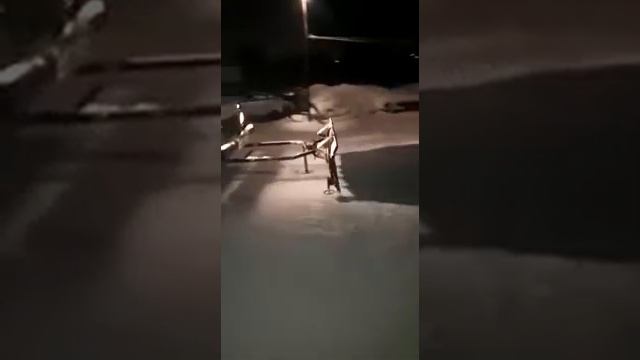 Уборка снега с помошью Нивы и самодельного скребка в г. Омск смотреть онлайн