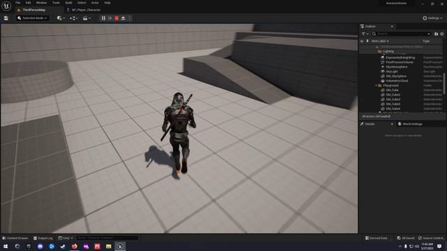 Unreal 5.1 - Rootmotion Locomotion Preview - 8 Way Run & Walk with Combat Mode смотреть онлайн