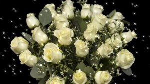 Букет из белых роз. Красивые белые розы и песня для тебя...