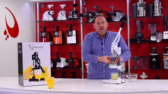 Sana Citrus Press - Introducing & Juicing Video смотреть онлайн