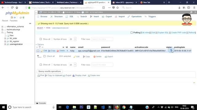 Email Address Verification using PHP & MYSql | User registration & Login | Live Demo | Part-1 ?? смотреть онлайн