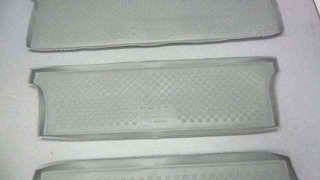 Коврики в салон Volkswagen Sharan I 7 Pass 1995-2010 (полный комплект) Цвет серый.