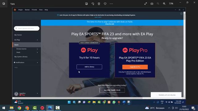 Cara Mencoba Trial FIFA 23 di NVIDIA 940MX смотреть онлайн