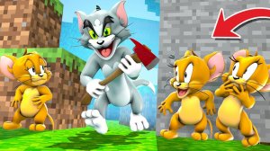 ОПАСНЫЙ ТОМ ИЩЕТ НАС! СПРЯТАЛИСЬ В БЕЗУМНОЙ НЫЧКЕ! ПРЯТКИ В МИРЕ МАЙНКРАФТ В Garry`s Mod