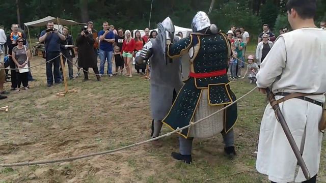 Рыцарские бои на празднике города Огре (Латвия) - 2. смотреть онлайн