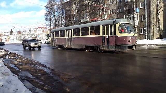 ?? Нижний Новгород, трамвай МТТЧ 2770, маршрут 21, Ильинская улица смотреть онлайн