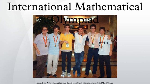 International Mathematical Olympiad смотреть онлайн