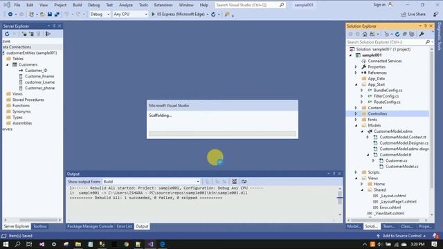 how to create MVC control panel using easy template смотреть онлайн