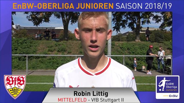 EnBW-Oberliga B-Junioren - VfB Stuttgart II - Robin Littig смотреть онлайн