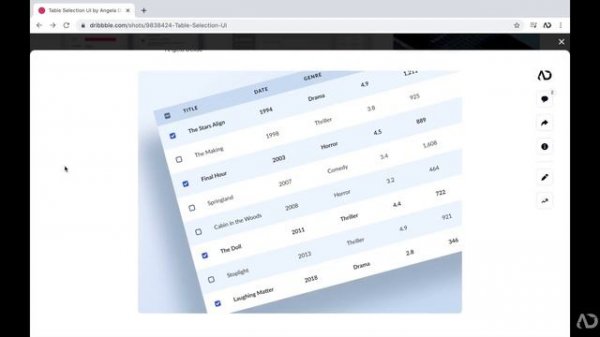 Styled Table Design with HTML & CSS | Dribbble UI Design to Code