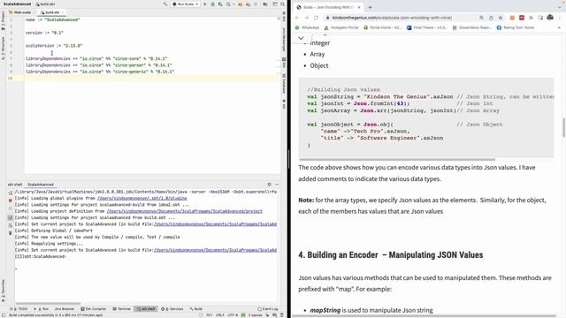 2 - Encoding Ints, Strings and Arrays with Circe смотреть онлайн