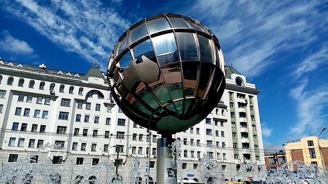 Новосибирск. Фонтан в Центре смотреть онлайн