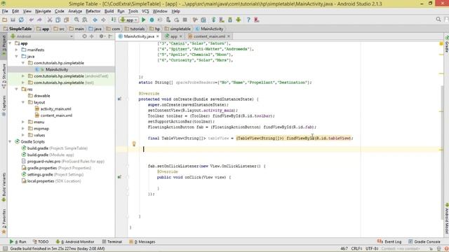 Android TableView Ep.01 - Table With Header and OnRowClick смотреть онлайн