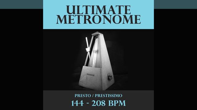 Metronome - 185 BPM - Prestissimo смотреть онлайн