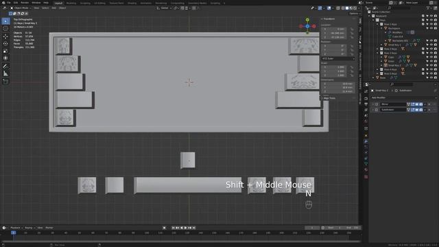 How to Model a Photorealistic Keyboard in Blender - Intermediate Blender Tutorial смотреть онлайн
