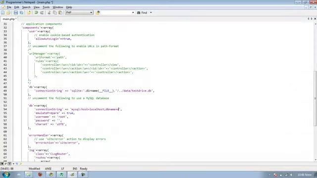 tutorial framework YII 1 смотреть онлайн