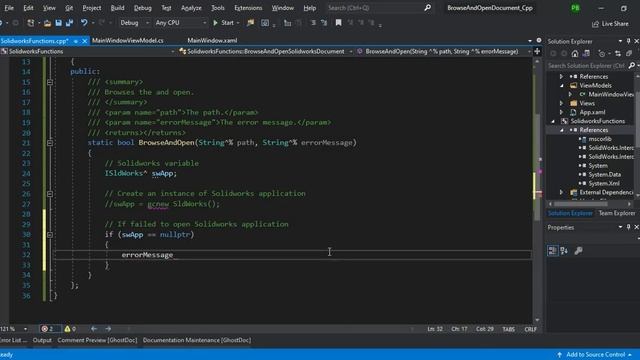 Solidworks C++ API - Browse and Open Solidworks Documents from WPF Desktop Application смотреть онлайн