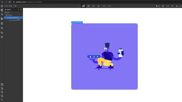 Implementing Lottie Assets in Webflow смотреть онлайн