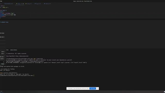 Install Typescript in a React application смотреть онлайн