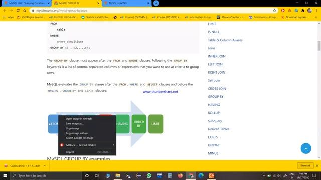 GROUP BY CLAUSE IN MYSQL(PART 1) смотреть онлайн