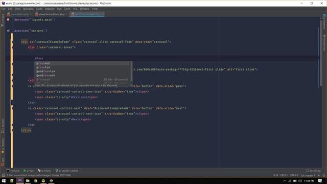 Bootstrap 4 Product slider on Laravel Ecommerce website смотреть онлайн