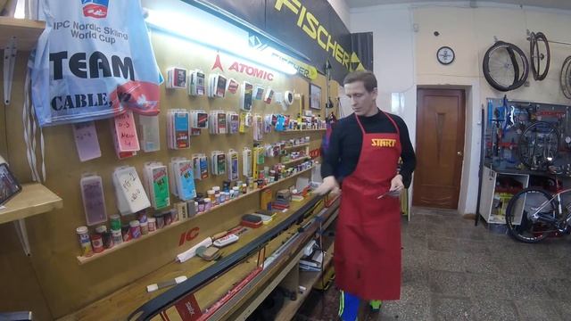Обработка беговых лыж. смотреть онлайн