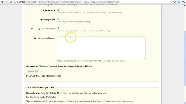 Creating a .htaccess file in the Prestashop Backoffice смотреть онлайн