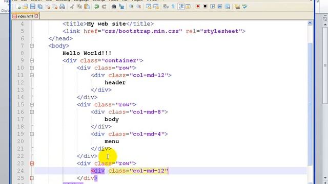 Bootstrap CSS Framework Part I - Grid System смотреть онлайн