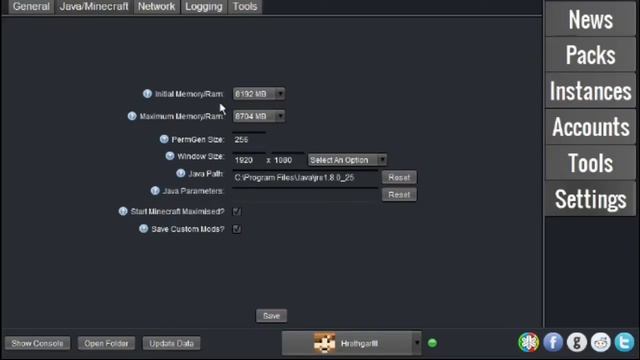 Editing AT launcher And fixing Perm Gen Size смотреть онлайн