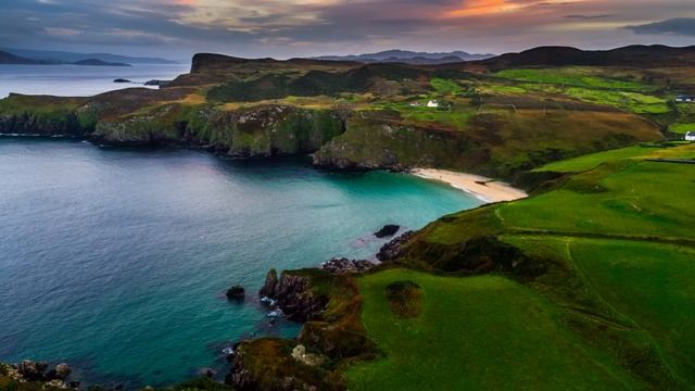 Soothing Irish Music With Beautiful Scenery Of Ireland | Peaceful Celtic Music | Scenic Relaxation