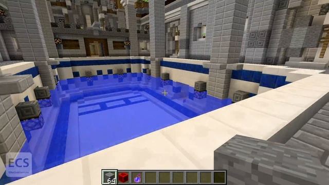 Особняк Лары Крофт в Minecraft