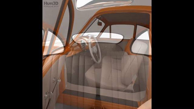3D Model Porsche 356 coupe with HQ interior 1948 at 3DExport.com смотреть онлайн