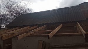 Полная переделка крыши сарая