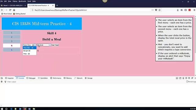 JavaScript Practice Midterm Solution смотреть онлайн