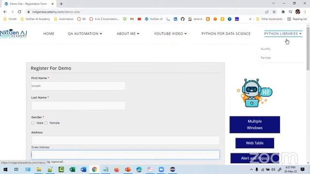 Day 6 | Selenium Module | Handling Locators | Part 2 смотреть онлайн