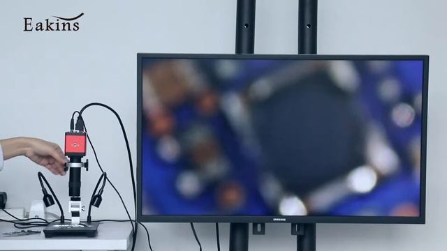 1080P 14MP HDMI VGA Industrial Digital Video Microscope Camera 1X-130X Zoom C-Mount Lens смотреть онлайн