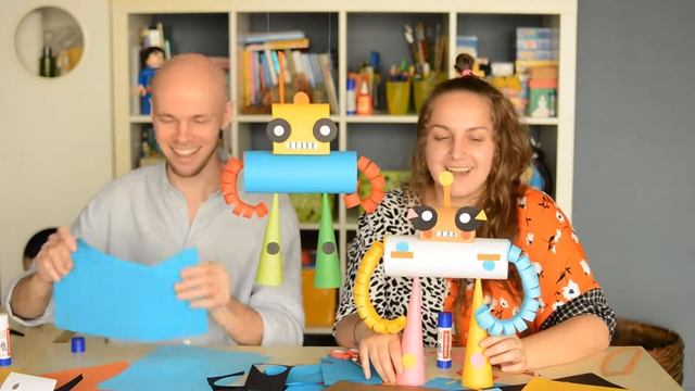 роботы - бумажная школа Игоры и Ноташи смотреть онлайн