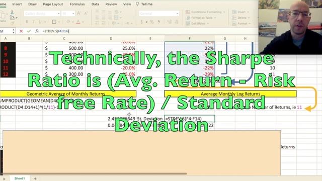 Arithmetic (simple) Returns vs LN Returns (continuously compounded) for Portfolio Management смотреть онлайн