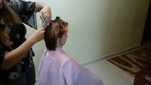 СУПЕР-СТРИЖКА В ДОМАШНИХ УСЛОВИЯХ,КАСКАД НА КОРОТКИЕ ВОЛОСЫ!
